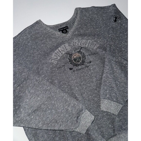 Vintage 90s Nike Golf Sweatshirt Center Swoosh Rare Embroidered Adult Mens XXL - Picture 1 of 8